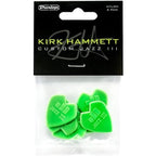 *Jim Dunlop 47PKH3N Kirk Hammett Green Jazz III Picks, 6-Pack - Reco Music Malaysia