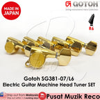 *Gotoh SG381-07-GD L6 6 In-line Guitar Tuners, Gold - Reco Music Malaysia
