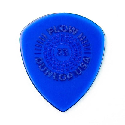 *Jim Dunlop 549P073 Flow Standard Grip Guitar Pick 0.73mm Guitar Picks Player Pack - Reco Music Malaysia