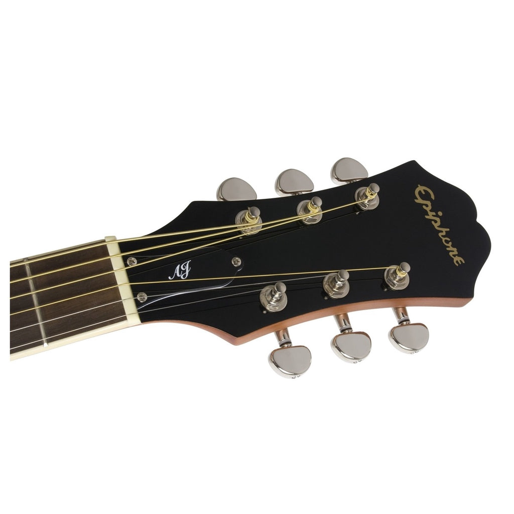 Epiphone AJ220S AJ-220S Advanced Jumbo Solid Top Acoustic Guitar Natural - Reco Music Malaysia