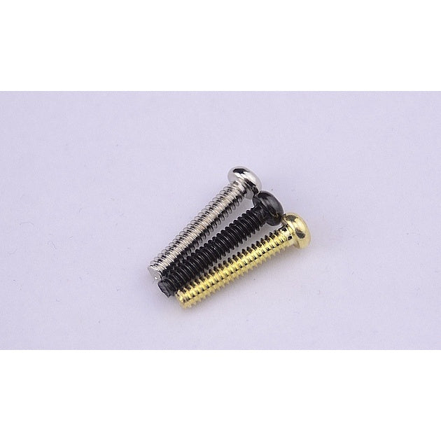 【6pcs】 RM Electric Guitar Single Coil Pickups Height Adjusting Screws with Spring (Black / Chrome / Gold) - Reco Music Malaysia