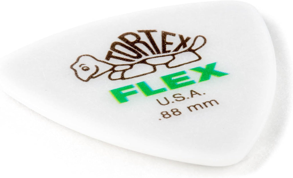 Jim Dunlop 456R088 0.88mm Tortex FLEX Triangle Guitar Pick (5-Pack) - Reco Music Malaysia