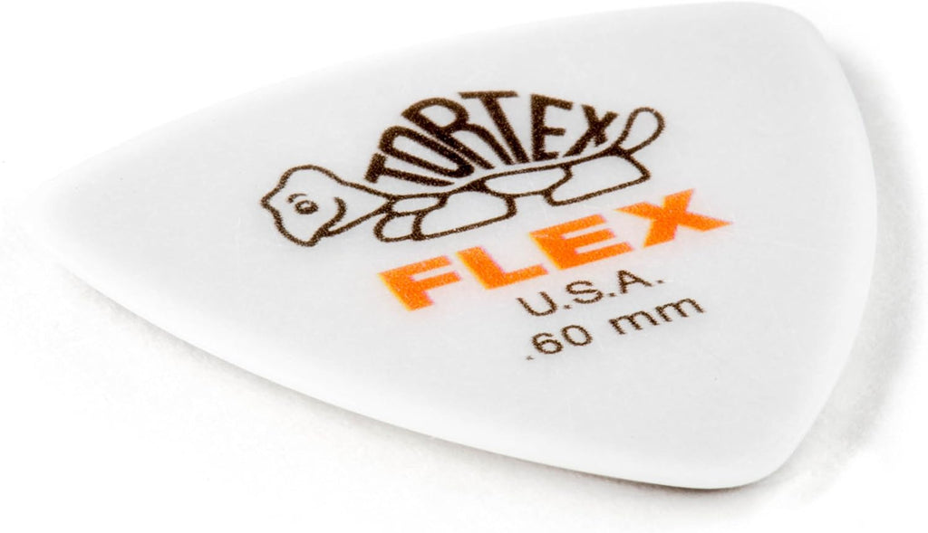 Jim Dunlop 456R060 0.60mm Tortex FLEX Triangle Guitar Pick (5-Pack) - Reco Music Malaysia