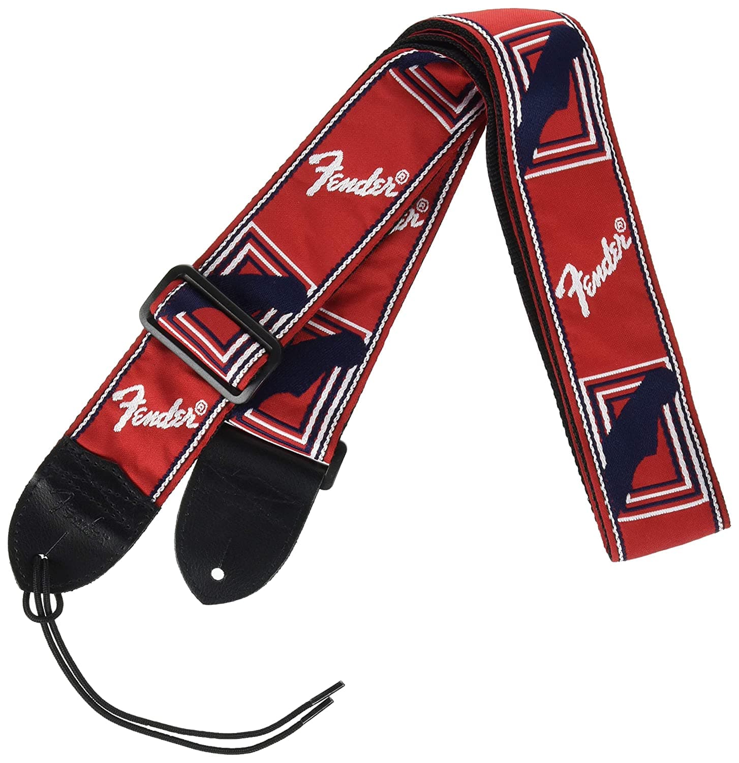 *Fender 0990682000 2" Monogrammed Strap - Red/White/Blue - Reco Music Malaysia