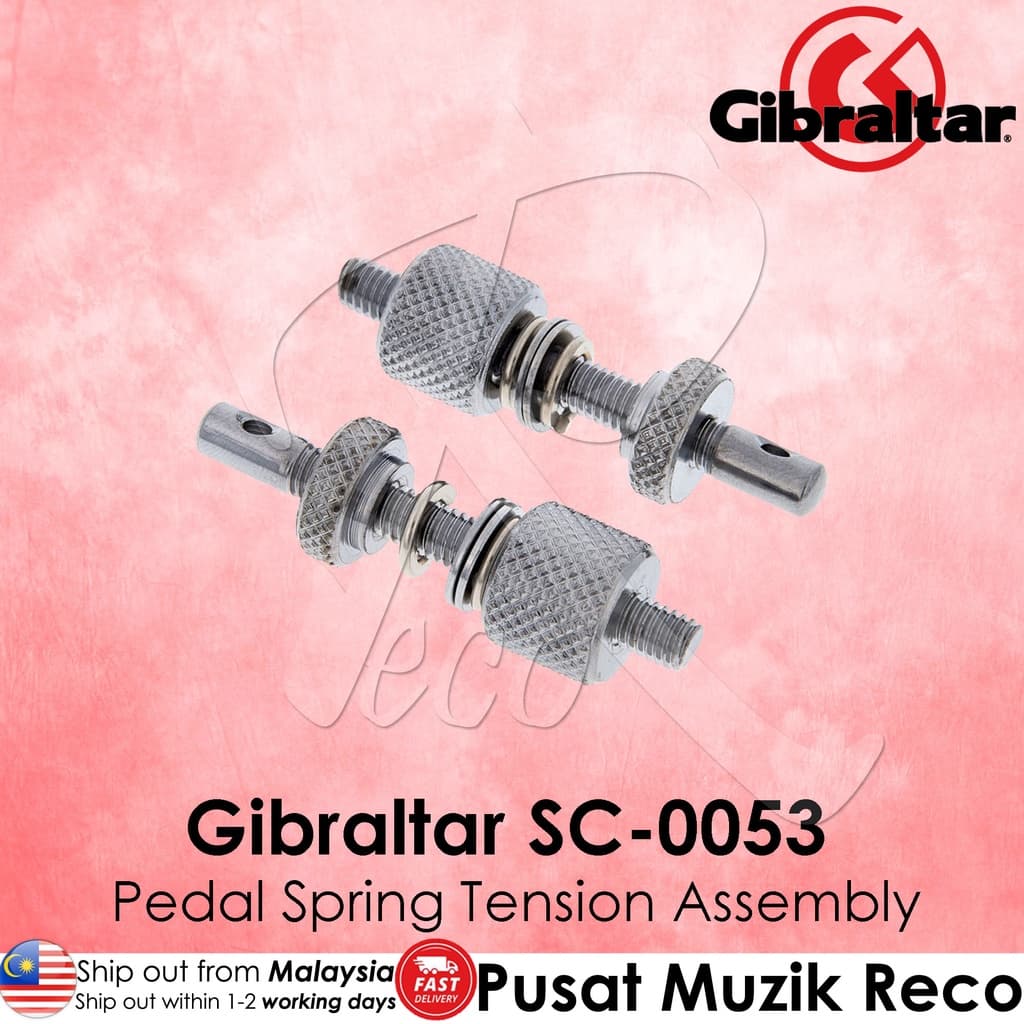 *Gibraltar SC-0053 Pedal Spring Tension Assembly Pair - Reco Music Malaysia