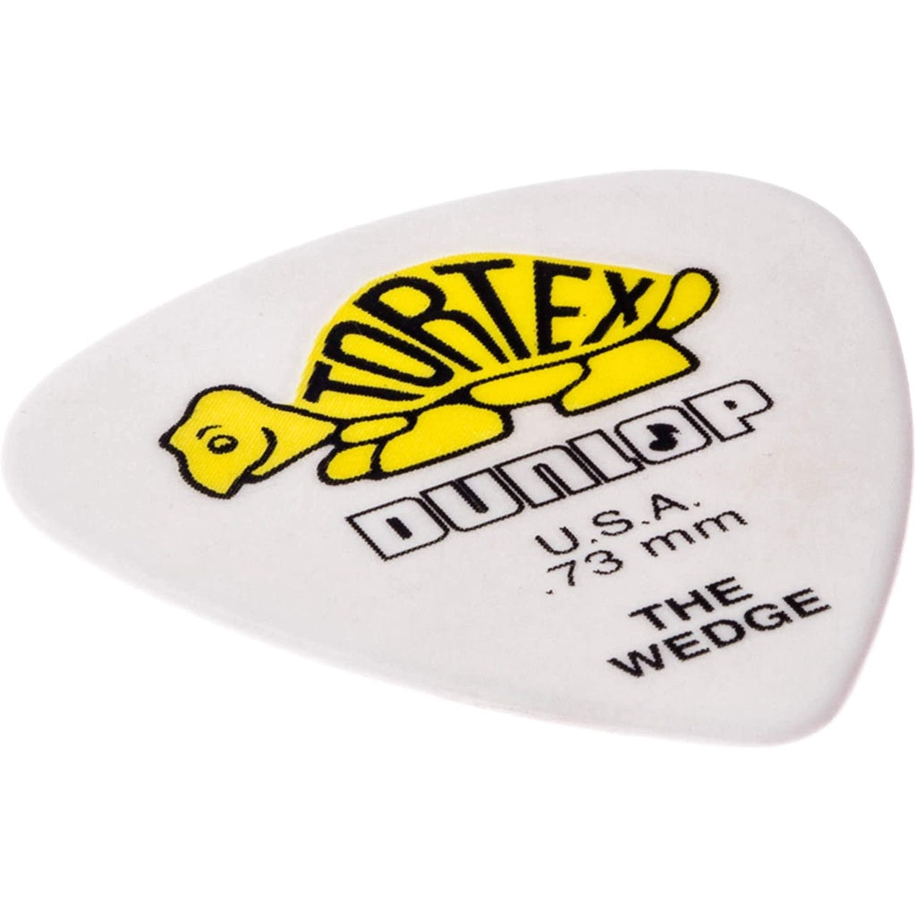 Jim Dunlop 424P.73 Tortex Wedge 0.73mm Guitar Picks Player Pack (12pcs) - Reco Music Malaysia