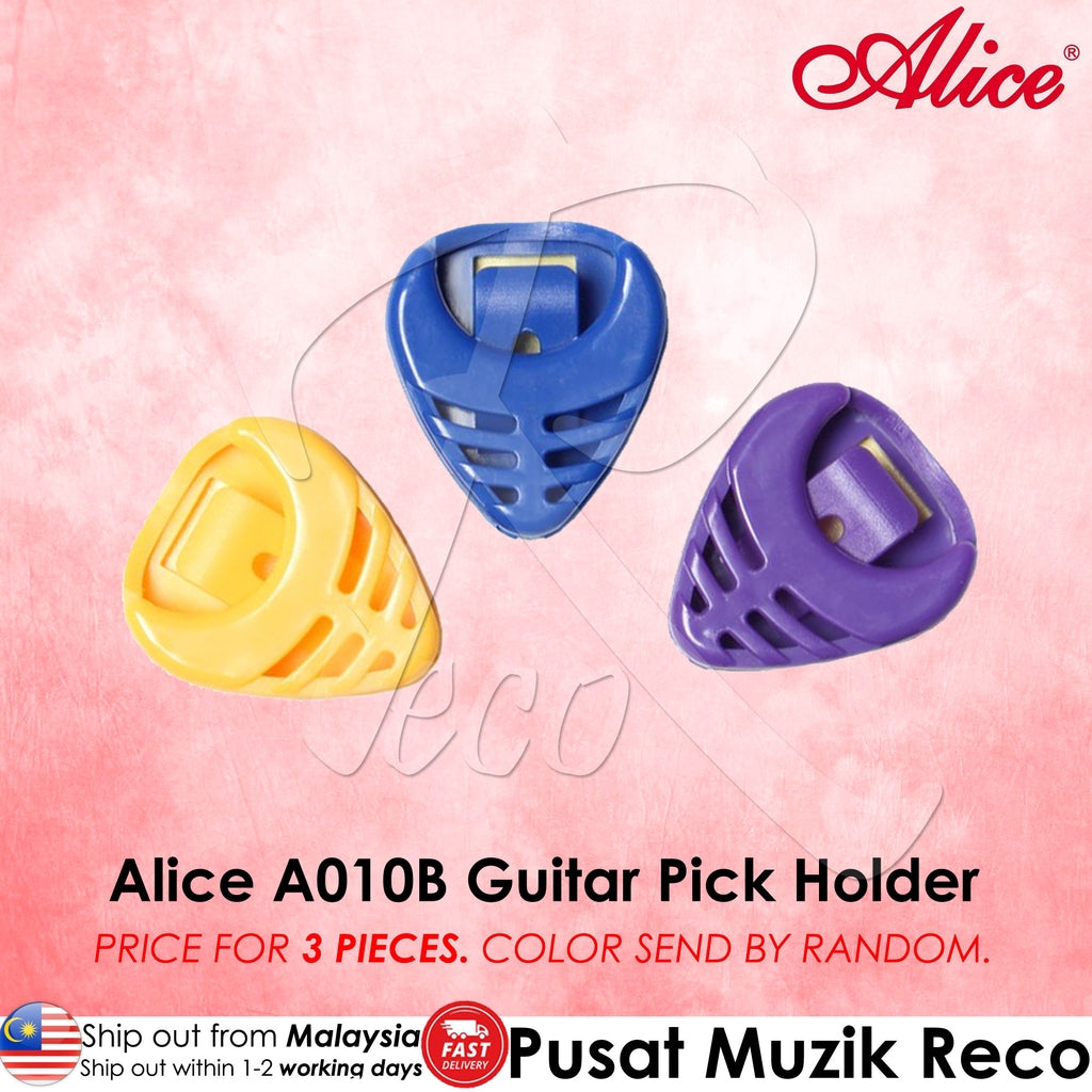 Alice A010B Guitar Pick Holder Plastic Heart Shaped - Reco Music Malaysia