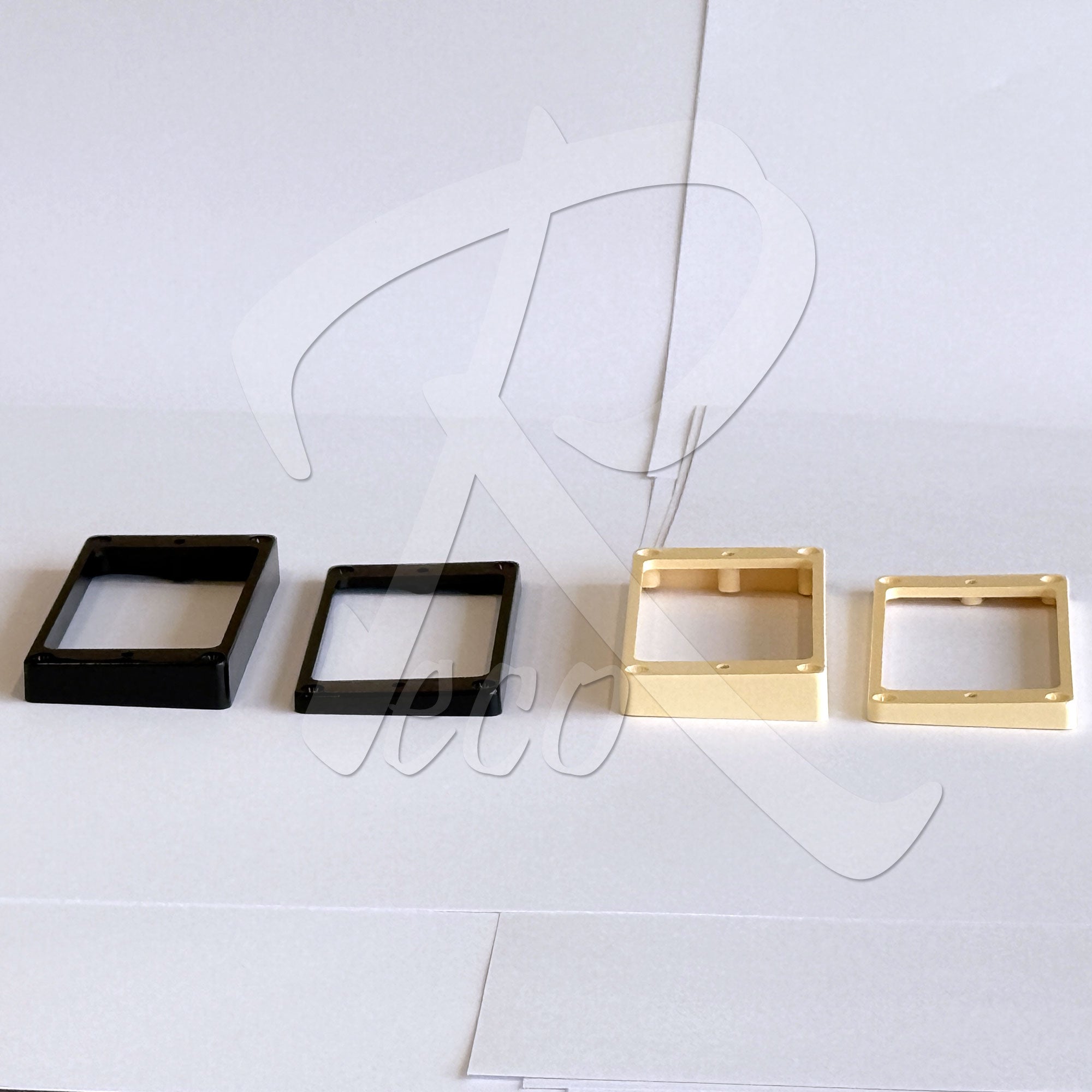 Allparts PC-0743 Slanted Humbucker Pickup Ring Set - Reco Music Malaysia