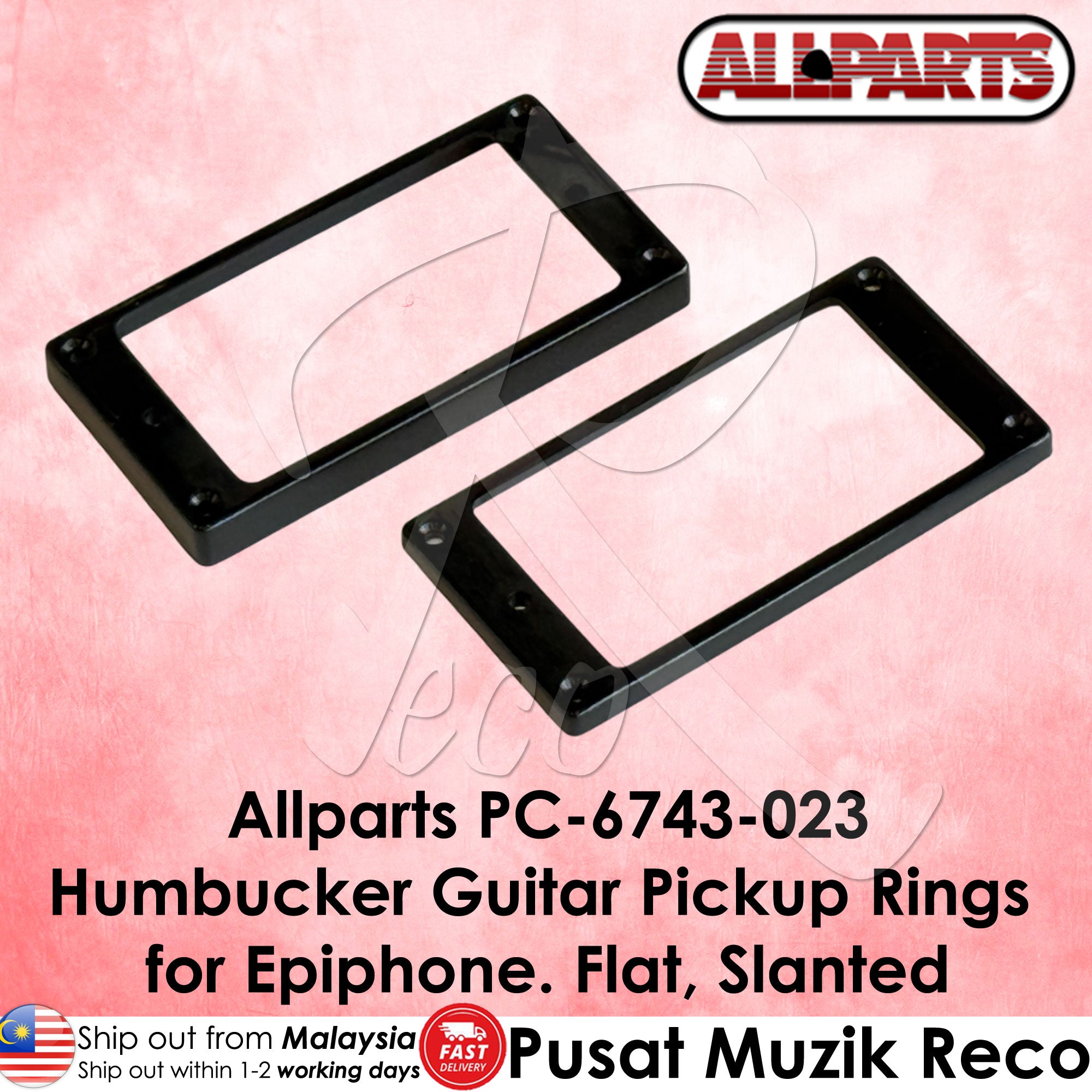 Allparts PC-6743 Humbucker Pickup Ring Set For Epiphone - Reco Music Malaysia
