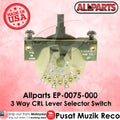 Allparts EP-0075-000 CRL 3 Way Pickup Selector Switch CRL 3-Way Blade Guitar Switch 3 Way Strat Guitar Selector Switch - Reco Music Malaysia