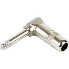 Allparts EP-0289-010 Right Angle Switchcraft® 1/4 Mono Male Cable Mount Plug Connector for Guitar Bass Cable Repair