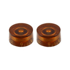 Allparts PK-0130-022 24 Spline CTS Knob Electric Guitar Amber Vintage Style Speed Knobs Volume Tone Knob