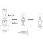 Allparts EP-4364-000 Economy Short 3-Way Toggle Switch - Reco Music Malaysia