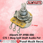 Allparts EP-4988-000 CTS 1 Meg Split Audio Pot - Reco Music Malaysia