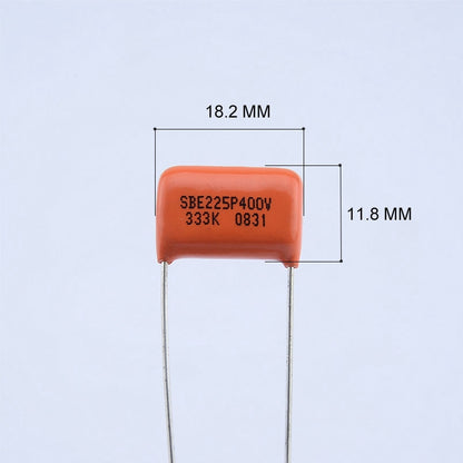CDE Sprague 333K 0.033UF 400V Guitar Orange Drop Capacitor - Reco Music Malaysia