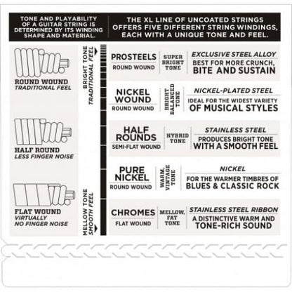*D'Addario EXL170 Nickel Wound 4 String Electric Bass Guitar Strings - Reco Music Malaysia
