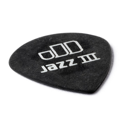 Dunlop 482P150 Pitch Black Jazz III 1.50mm Guitar Picks Player Pack, 12pcs/Pack