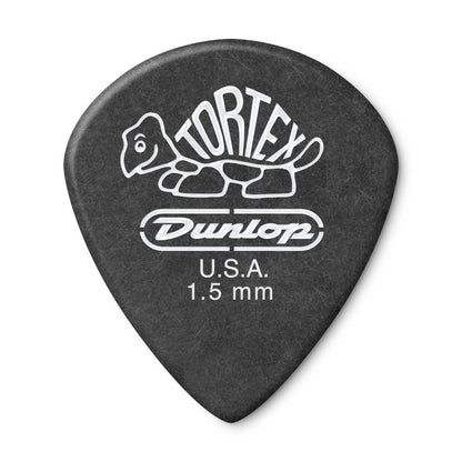 Dunlop 482P150 Pitch Black Jazz III 1.50mm Guitar Picks Player Pack, 12pcs/Pack