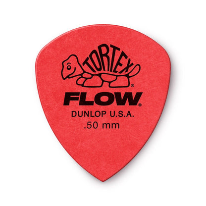 Jim Dunlop 558P.50 Tortex Flow Standard .50mm Guitar Picks, Pack of 12