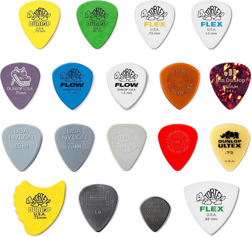 Jim Dunlop PVP120 Recording Pick Guitar Pick Variety Pack (18pcs) - Reco Music Malaysia