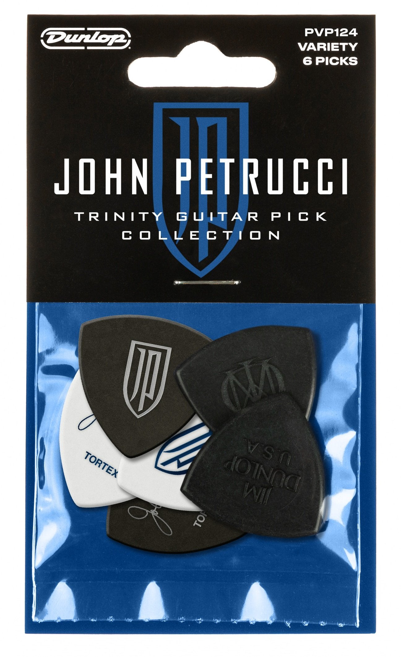 Jim Dunlop PVP124 John Petrucci Trinity Signature Guitar Pick Variety Pack (6pcs) - Reco Music Malaysia