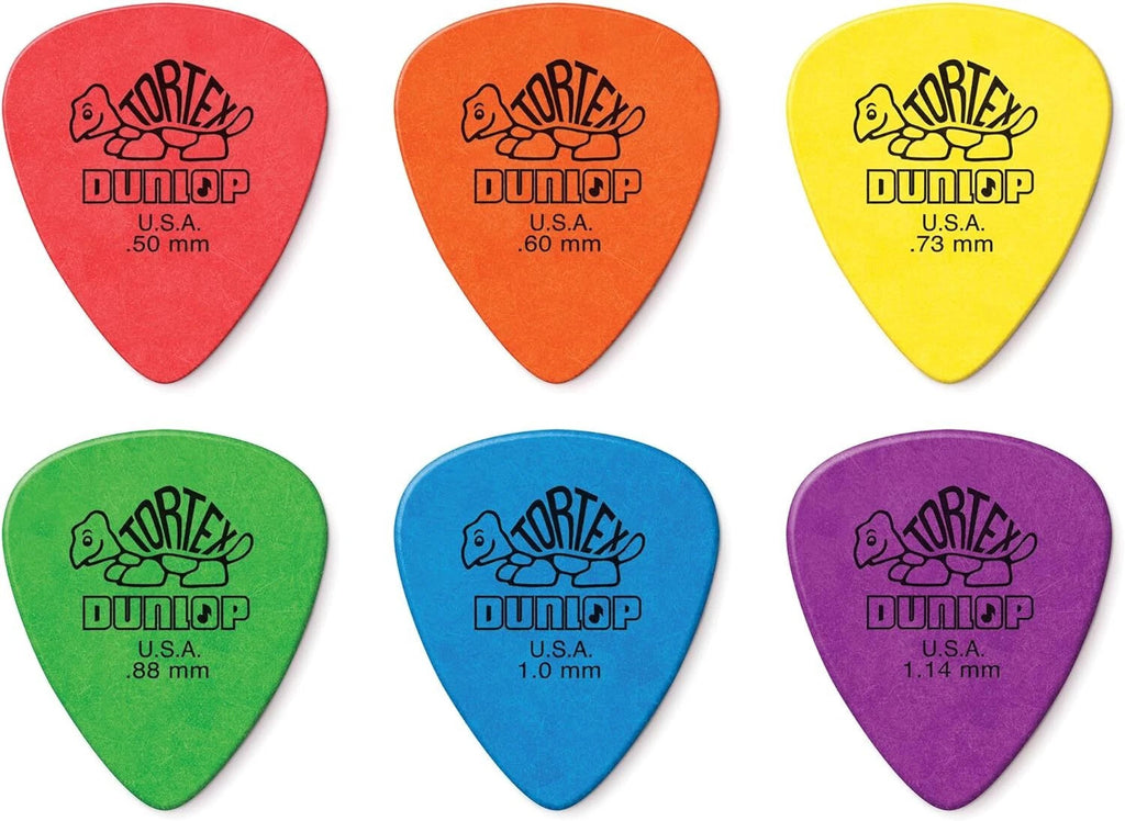 Jim Dunlop PVP418 Tortex Standard Guitar Pick Variety Pack (12pcs) - Reco Music Malaysia