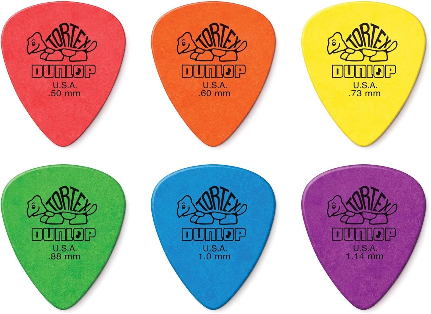 Jim Dunlop PVP418 Tortex Standard Guitar Pick Variety Pack (12pcs) - Reco Music Malaysia
