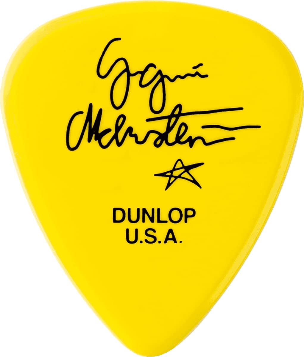 Dunlop YJMP03YL 1.14mm Yellow YNGWIE Malmsteen Custom Delrin YJM Guitar Pick Pack 【6pcs】