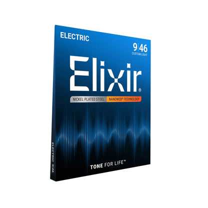 Elixir 12027 Nanoweb Coated Nickel Plated Electric Guitar String 0946