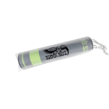 A gray cylindrical punching bag with a black eagle logo and green accents, packaged in a clear plastic sleeve with a metal hanging ring, on a white background.