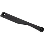 Black shock absorber on a white background
