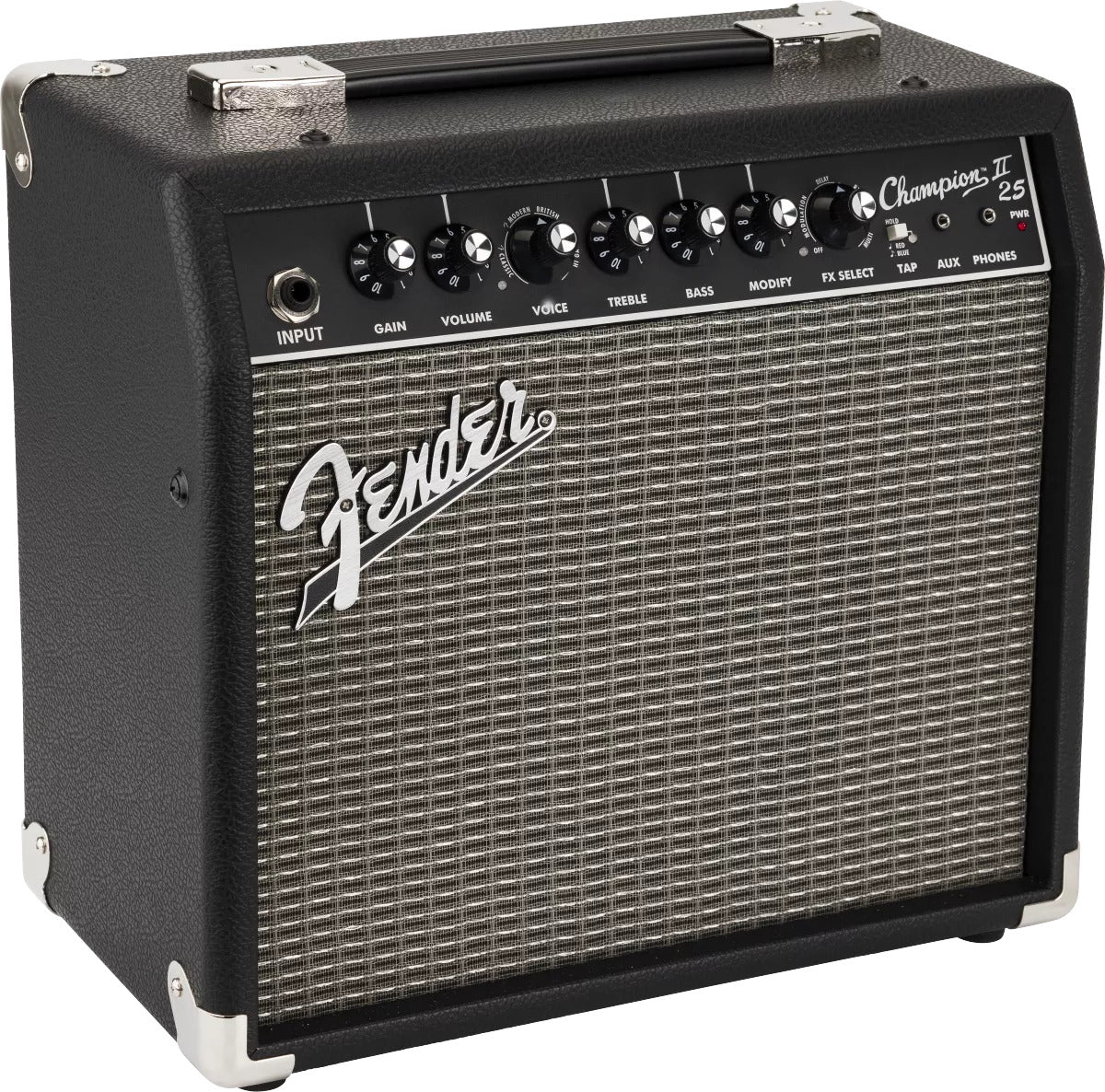 Fender Champion II 25 Guitar Combo Amplifier 25W 1x8in Speaker