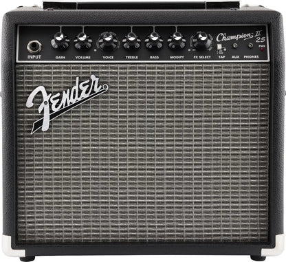 Fender Champion II 25 Guitar Combo Amplifier 25W 1x8in Speaker