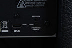 Back panel of electronic device with USB and recovery ports