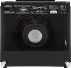 Fender Champion II 50 guitar amplifier cabinet with visible branding and specifications.