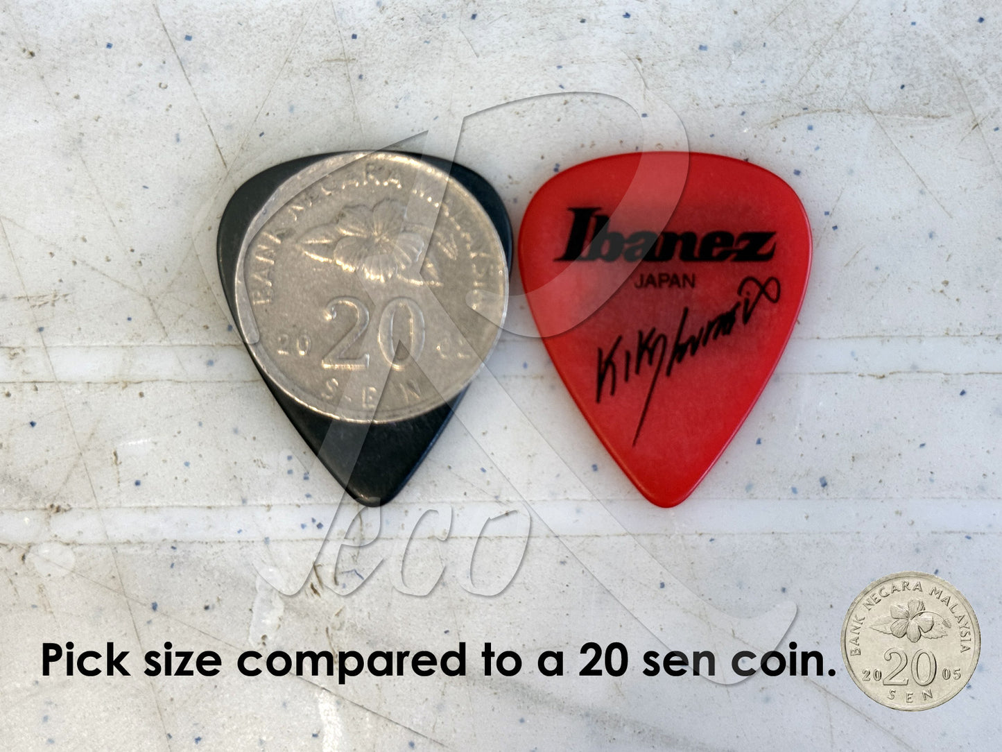 Ibanez Kiko Loureiro Signature Guitar Picks (4pcs) 【Made in Japan】