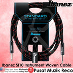*Ibanez SI10-BW Standard Woven Instrument Cable 10ft - Reco Music Malaysia