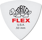 Jim Dunlop 456R050 0.50mm Tortex FLEX Triangle Guitar Pick (5-Pack)