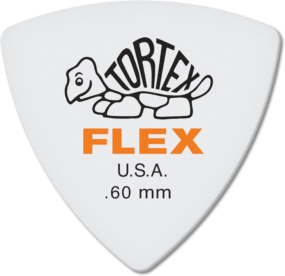 Jim Dunlop 456R060 0.60mm Tortex FLEX Triangle Guitar Pick (5-Pack) - Reco Music Malaysia