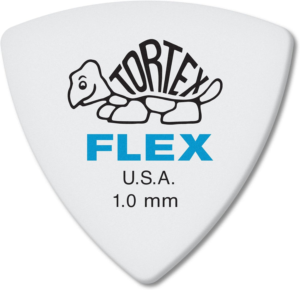 Jim Dunlop 456R100 1.00mm Tortex FLEX Triangle Guitar Pick (5-Pack) - Reco Music Malaysia