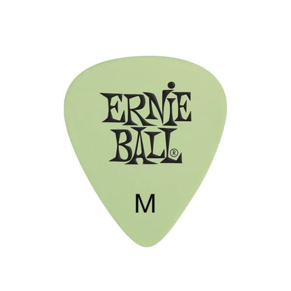 *Ernie Ball P09225 MEDIUM Super Glow Cellulose Guitar Picks, Pack Of 5 - Reco Music Malaysia