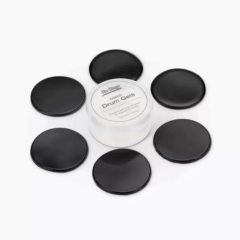 On Stage DG600 Drum Gels Dampening Gel Pads Pack with Container Drum MoonGel Moon Gel Damper Pad - Reco Music Malaysia