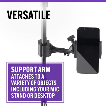 On Stage TCM500 Smartphone Holder Smart Phone Mic Stand Holder Pemegang Phone Music Stand