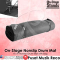 OnStage DMA4450 Non Slip Drum Mat with Bag Drum Carpet Drum Rug Drum Accessories