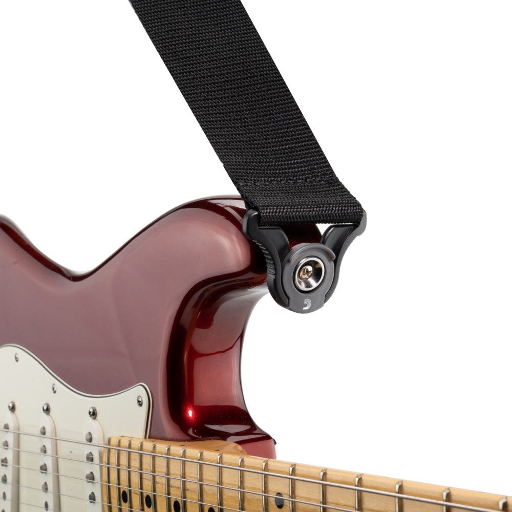 Planet Waves PWSAL400 2" Auto Lock Polypro Guitar Strap Black  - Reco Music Malaysia