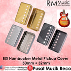 RM Electric Guitar Humbucker Brass Metal Pickup Cover 50 + 52mm Guitar Acc Gitar Elektrik
