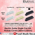 RM Electric Guitar SSS Plastic Pickup Cover for Strat 50mm 52mm Gitar Elektrik Guitar Electric Parts
