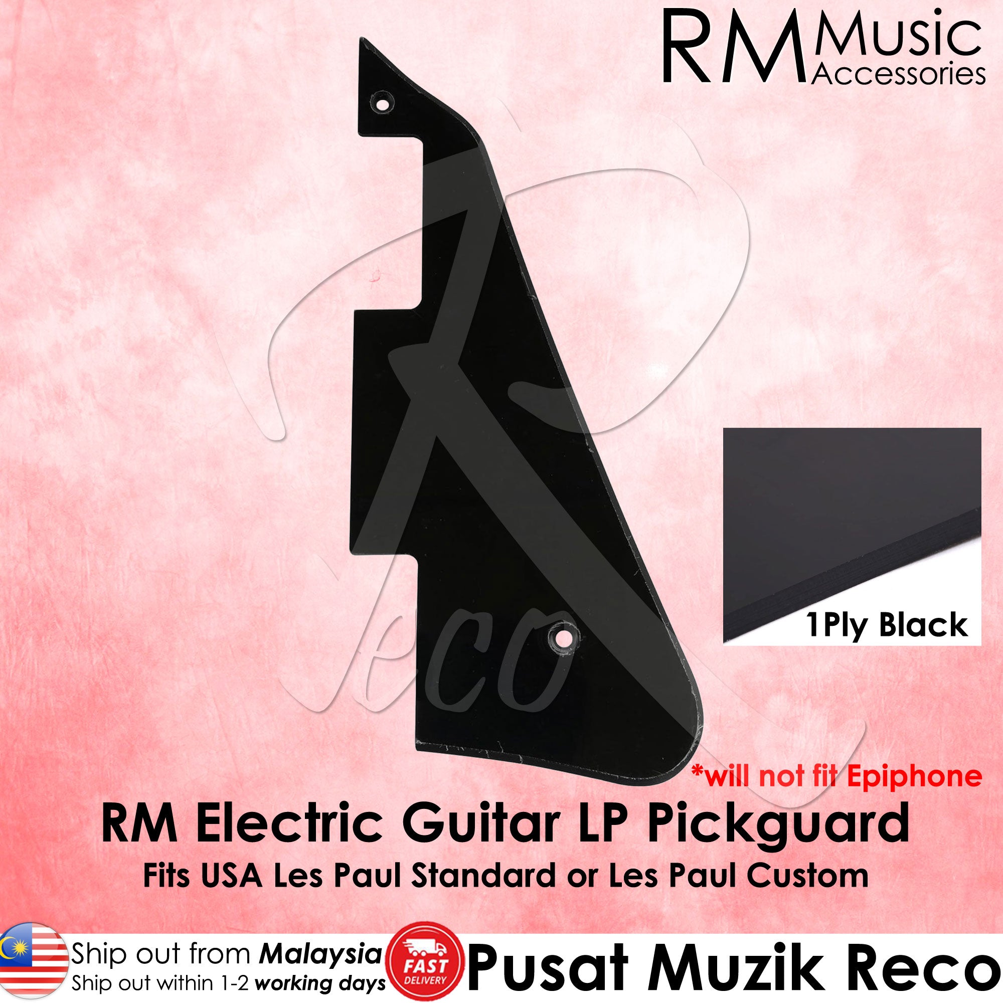 RM LP Electric Guitar Pickguard For USA Les Paul Modern Style