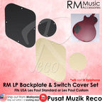 RM LP Control Back Plate Switch Plate Cavity Cover for USA Les Paul Modern Style