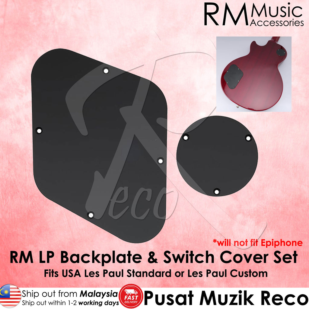 RM LP Control Back Plate Switch Plate Cavity Cover for USA Les Paul Modern Style